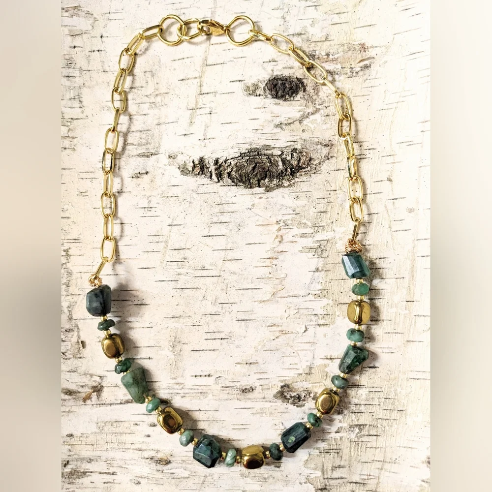 Emerald genuine stones